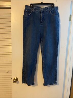 Lee Relaxed Rider's Mid-Blue Denim Jeans